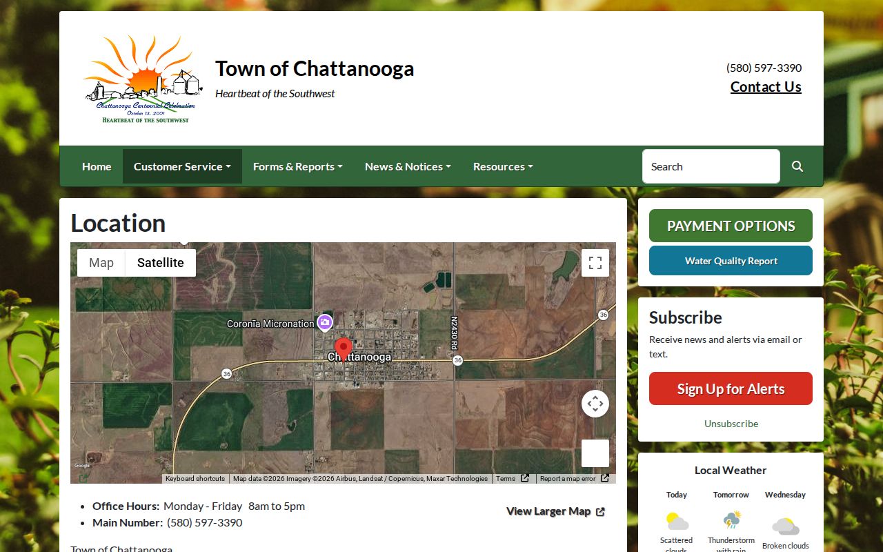 Chattanooga warrant search town office location source